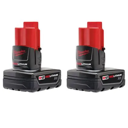 Milwaukee 48-11-2412 M12 REDLITHIUM™ XC Battery Two Pack