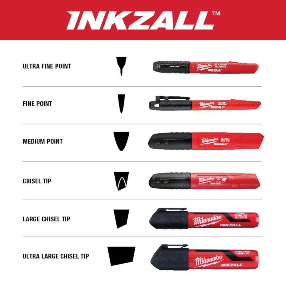 Milwaukee 48-22-3170 INKZALL Red Fine Point Marker