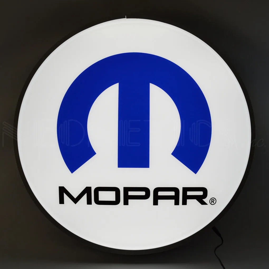 MOPAR OMEGA M 15 INCH BACKLIT LED LIGHTED SIGN