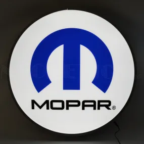 MOPAR OMEGA M 15 INCH BACKLIT LED LIGHTED SIGN