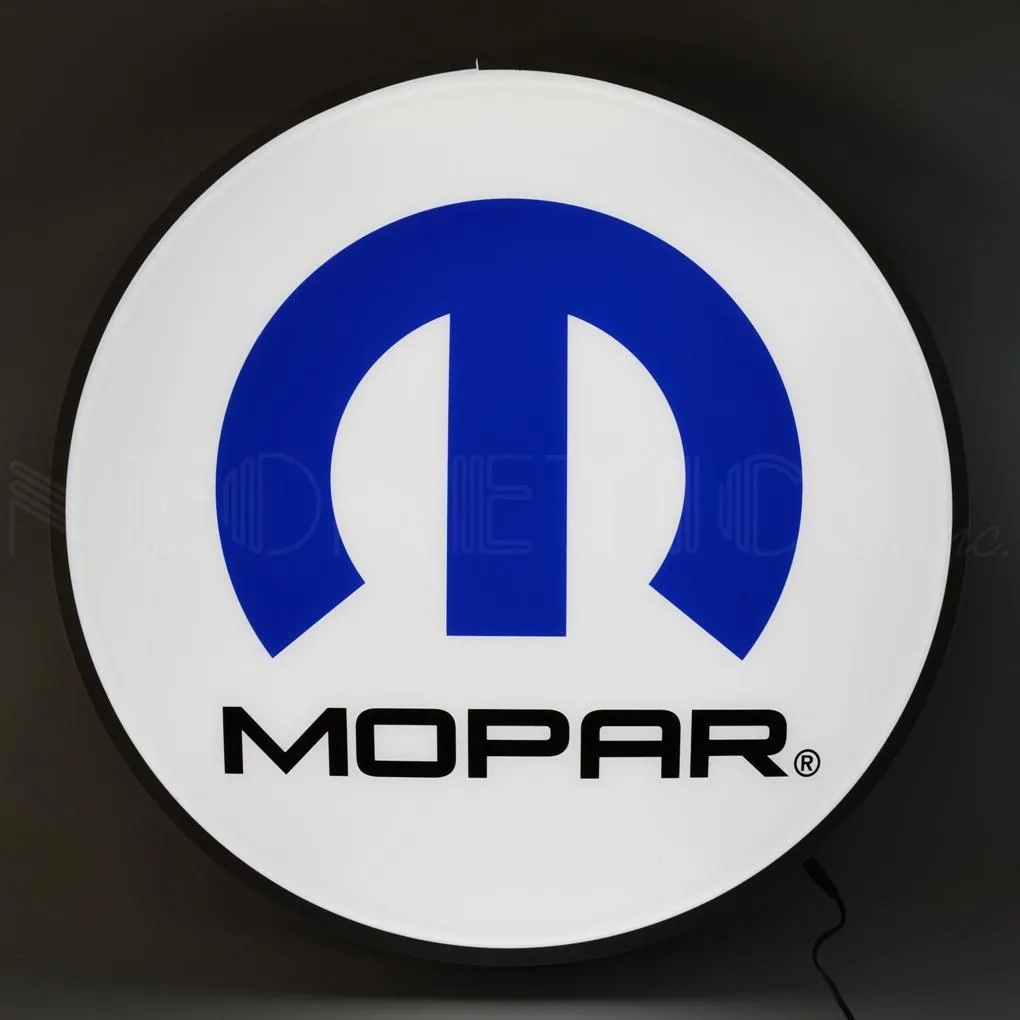 Mopar Omega M Backlit LED Sign (15")