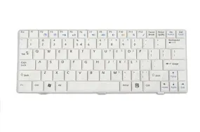 MSI Wind U100 U110 U120 U130 Laptop Keyboard White V022340AS1