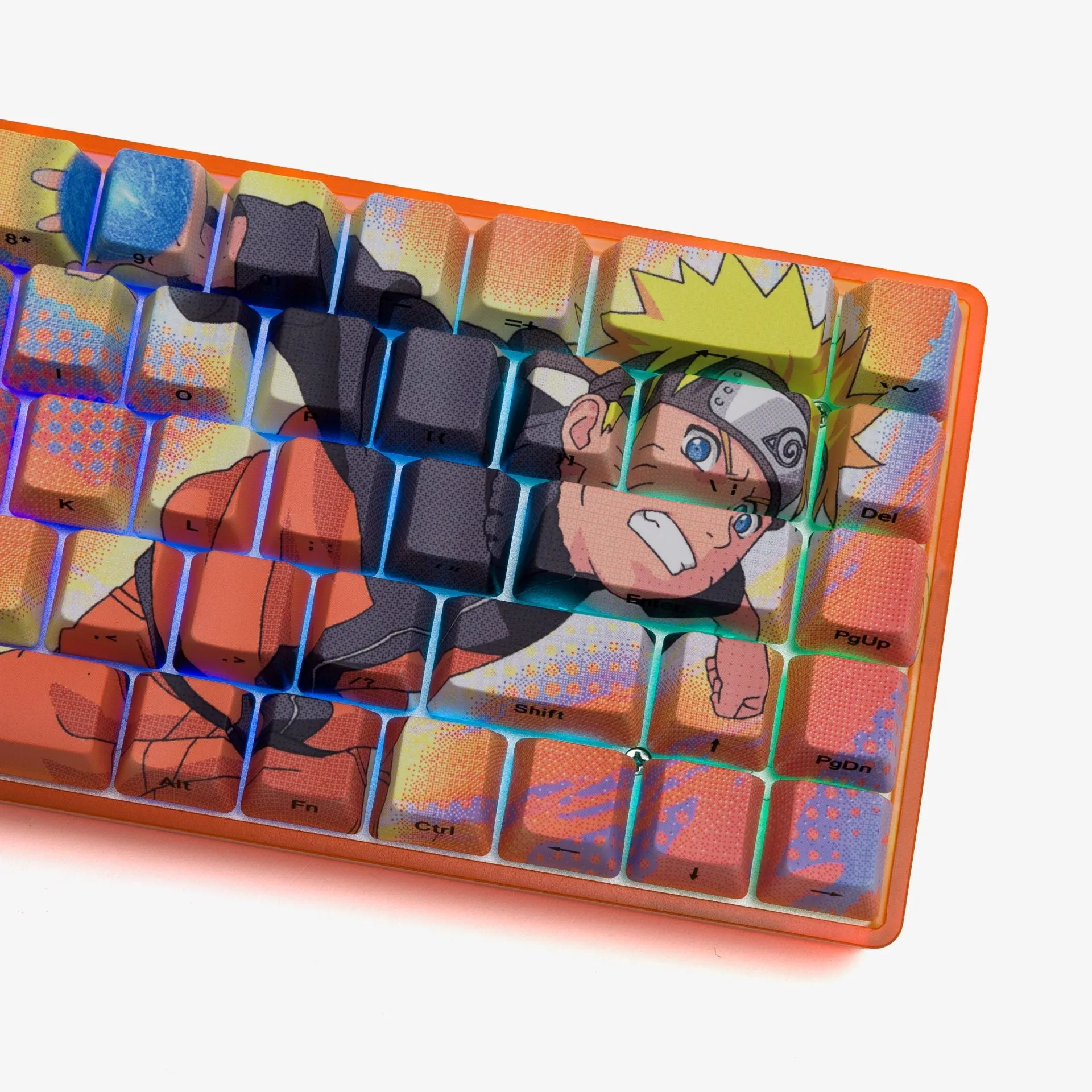 Naruto x HG 68 Keycaps Set - Naruto