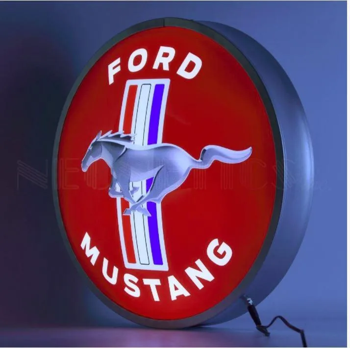 Neonetics Ford Mustang 15 Inch Backlit Led Lighted Sign