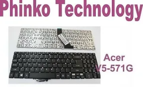 New US keyboard Black For Acer Aspire V5-531P V5-551G V5-571G without Frame