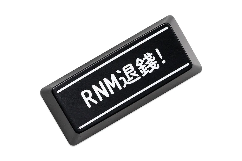 Novelty Shine Through Keycaps RNM Slack Off ABS Laser Etched back lit black red ESC Enter Backspace OEM Profile