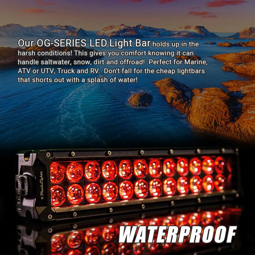 OG-Series LED Light Bar   RGB Backlighting - 20" Blacked Out