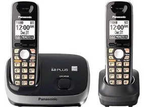 Panasonic Dect 6.0  CID 2 HS Rubber Grip HSSP Smart Wall-mount White backlit LCD on handset