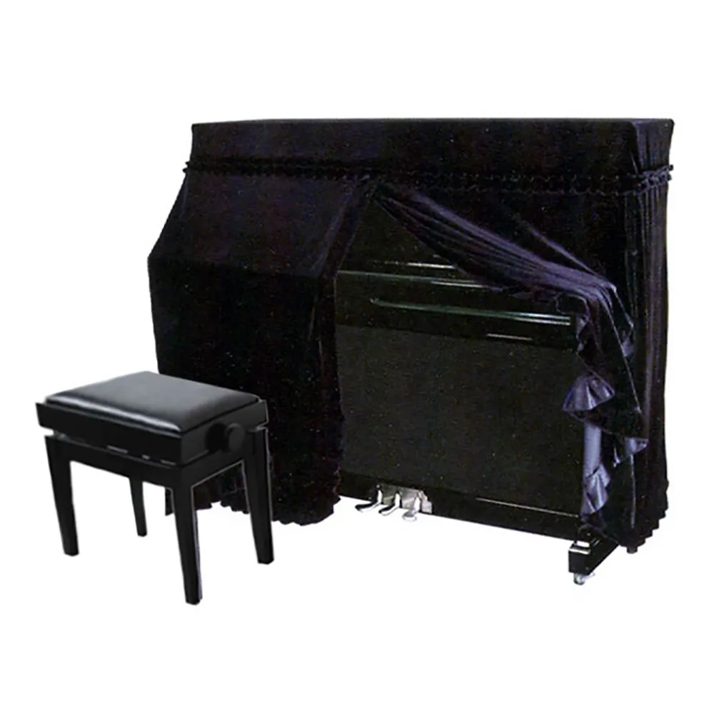 Piano Cover Suite Upright Full Black UP4