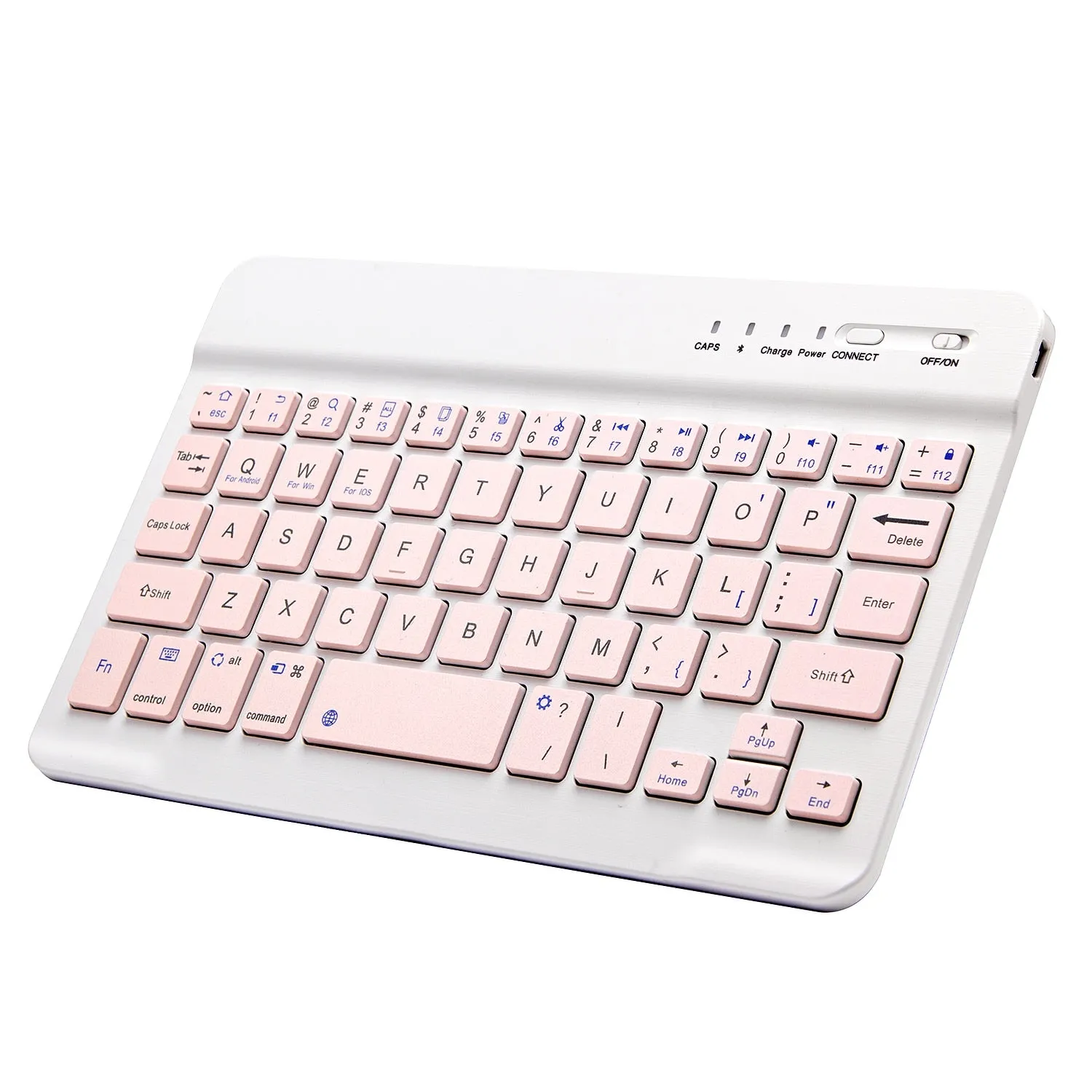 Pink Wireless Bluetooth Keyboard and Mouse Mini Keyboard English Keyboard for Tablet IOS Android IPhone Ipad Keyboard