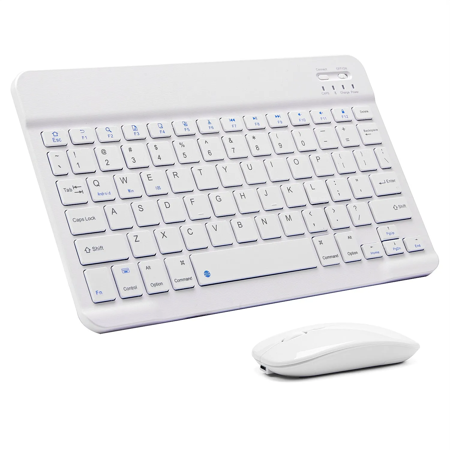 Pink Wireless Bluetooth Keyboard and Mouse Mini Keyboard English Keyboard for Tablet IOS Android IPhone Ipad Keyboard