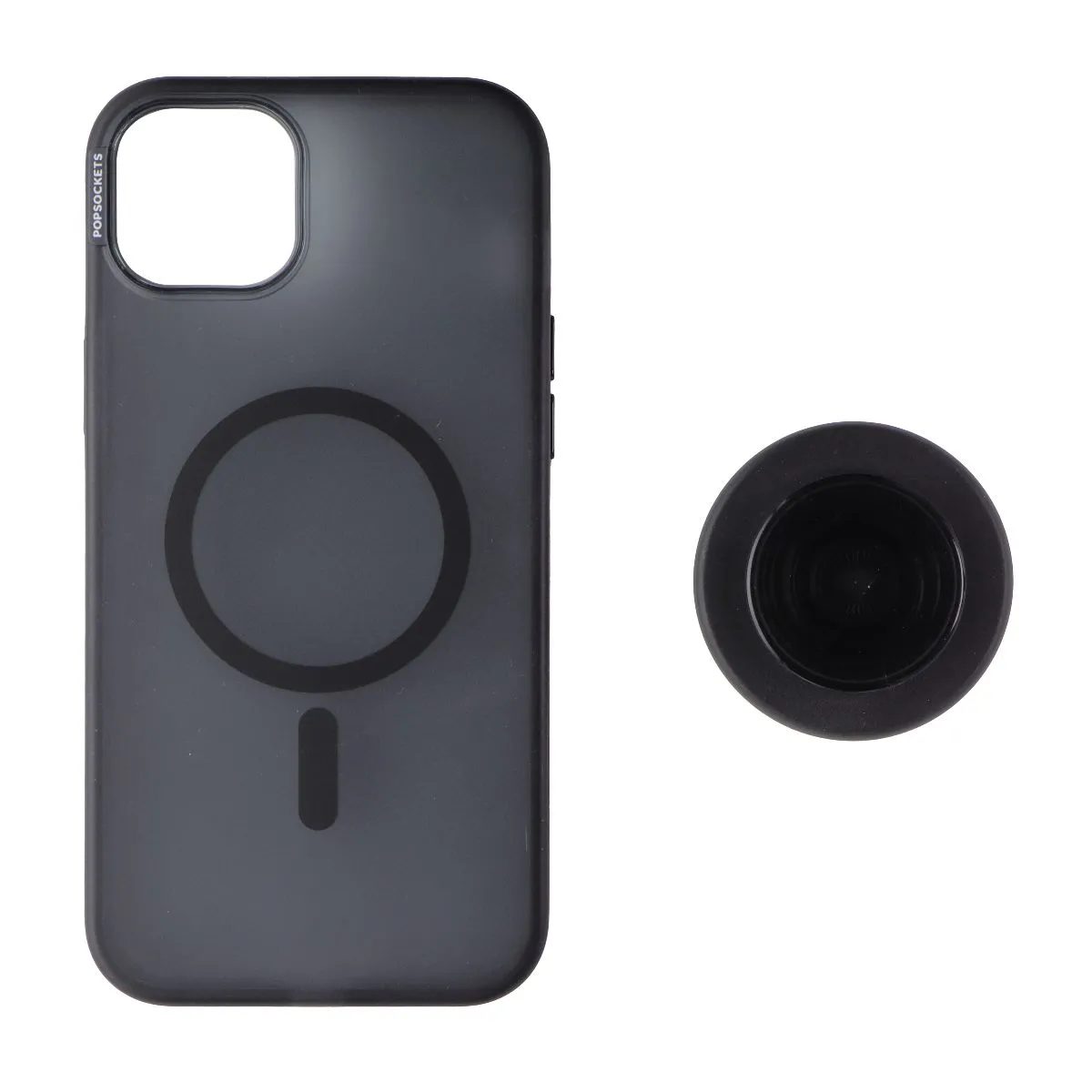 PopSockets PopCase for MagSafe for Apple iPhone 15 Plus - Black