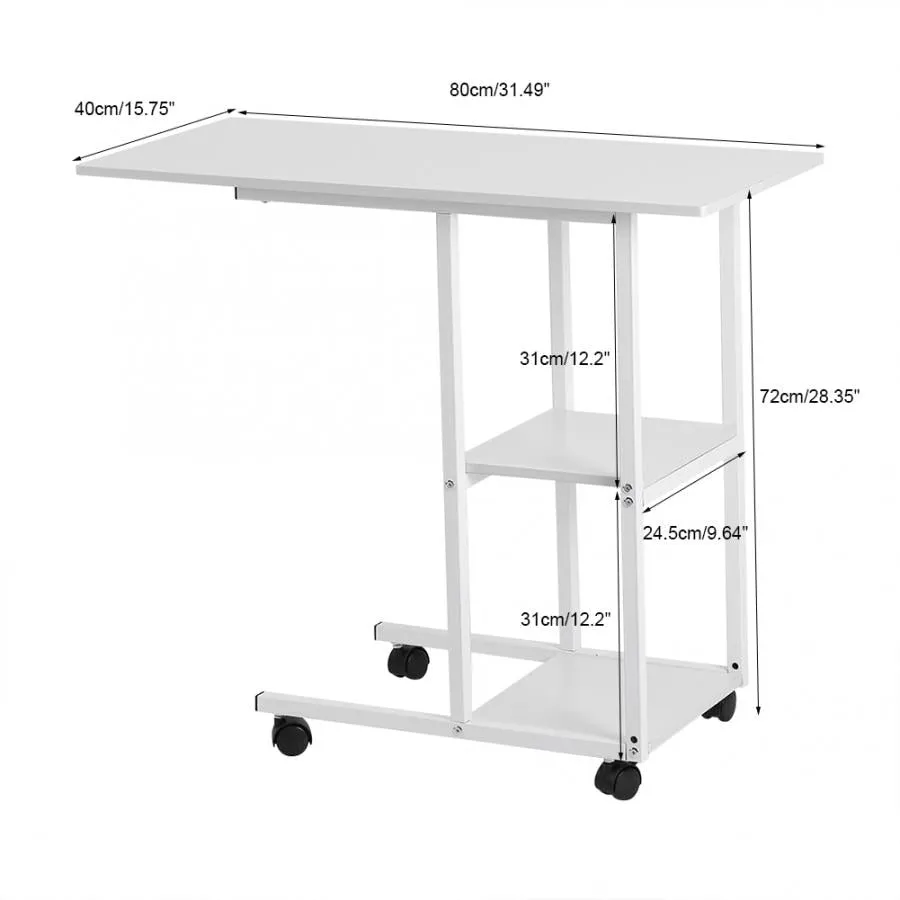 Portable Mobile Over Bed Desk