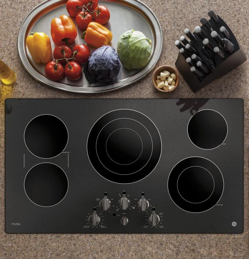 PP7036BMTS GE Profile™ 36" Built-In Knob Control Cooktop