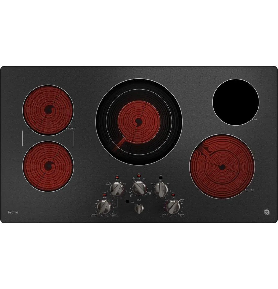 PP7036BMTS GE Profile™ 36" Built-In Knob Control Cooktop