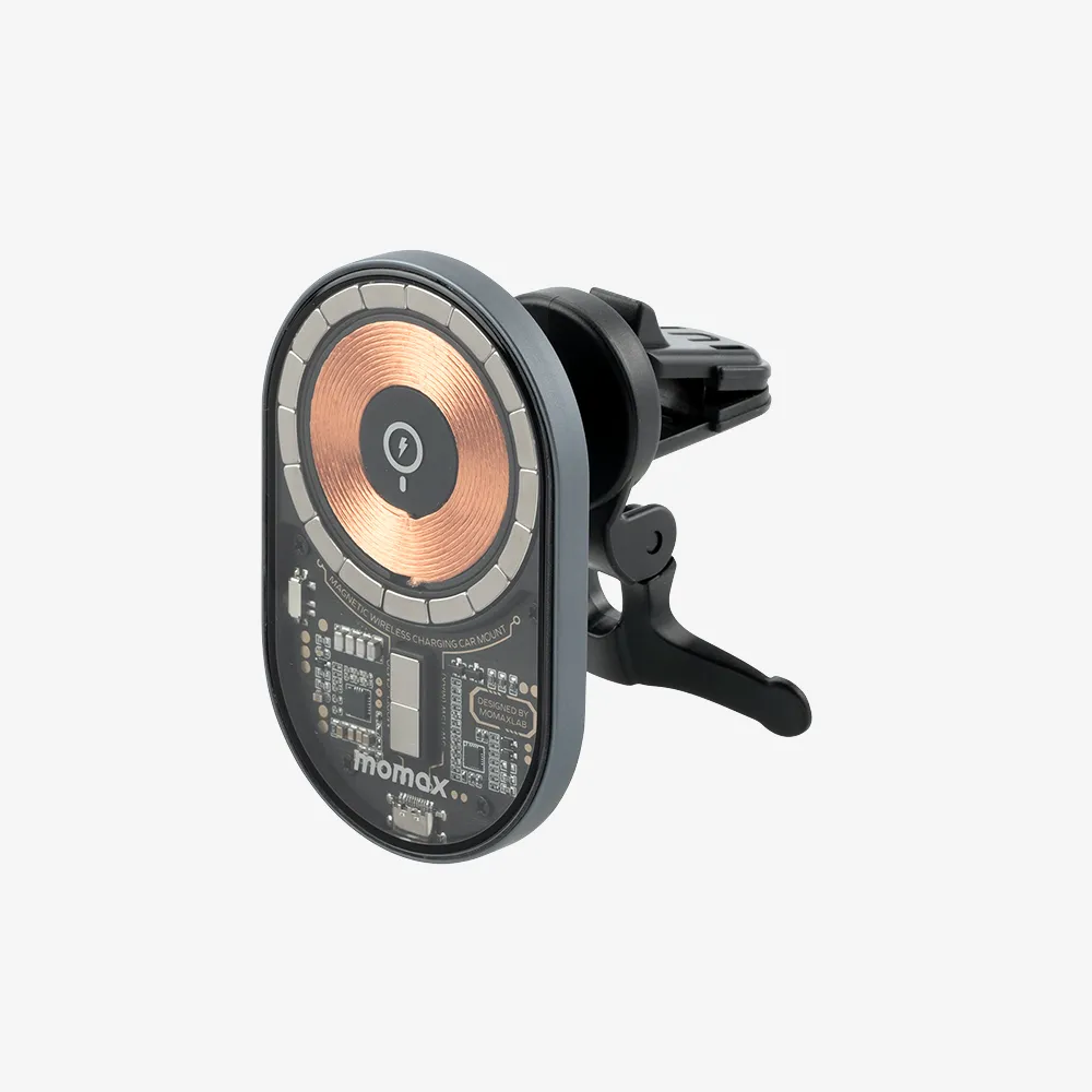 Q.Mag Mount 3 15W Magnetic Wireless Charging Car Mount - Space Grey