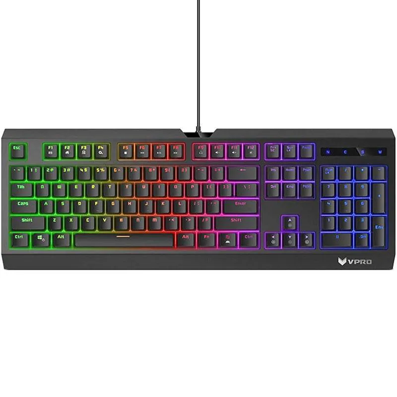 Rapoo V52S Backlit Gaming Keyboard Black