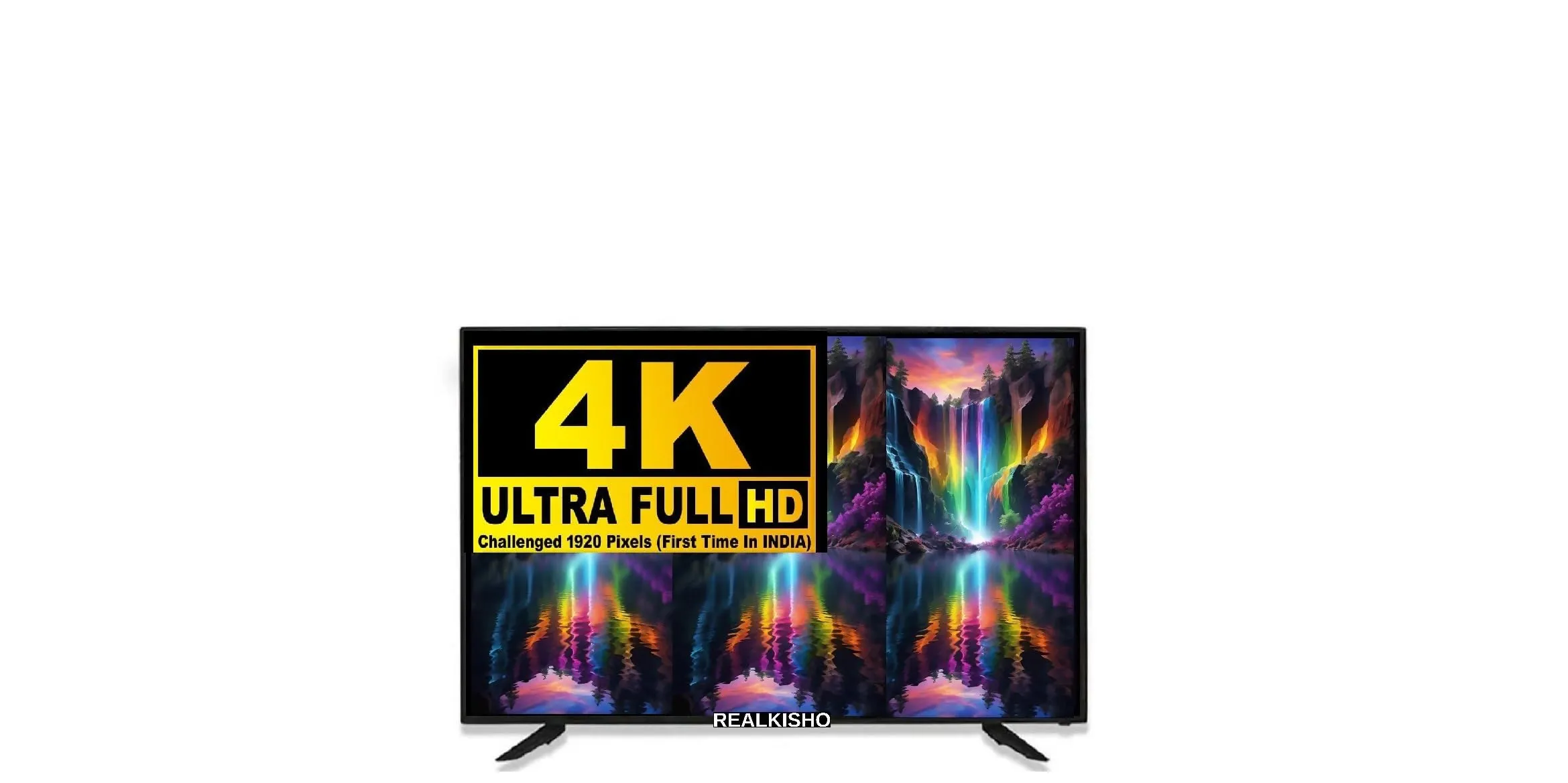 REALKISHO 32 4k Ultra Full hd QLED Smart 80(cm) ao7 Series