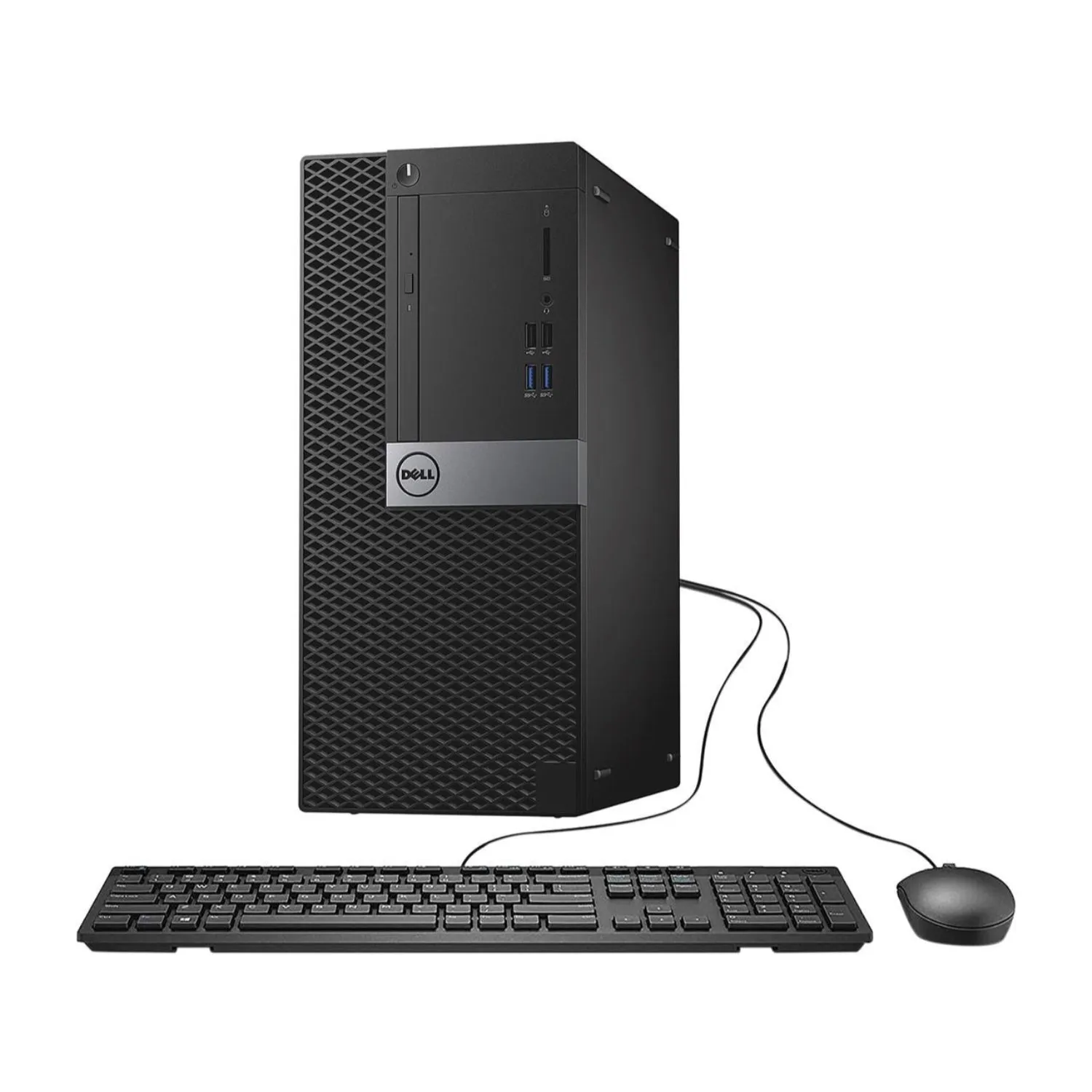 REFURBISHED Dell Optiplex 7040 Tower, i7-6700 Quad Core upto4.2 Ghz, 1TB SSD, 16GB RAM, 4K UHD 3-Monitor Support, 2x Display Port, HDMI, DVDRW, Windows 10 Pro, WiFi, Keyboard and Mouse Included