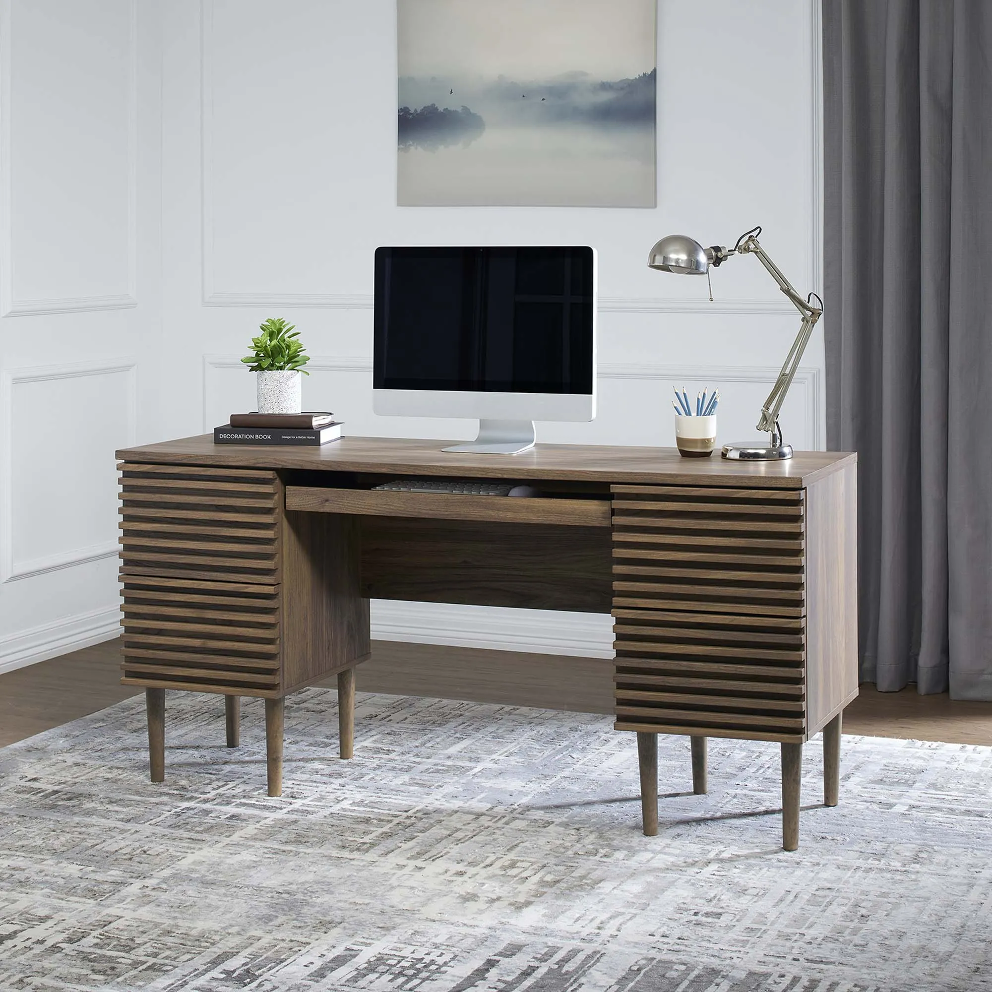 Render Office Desk by Modway