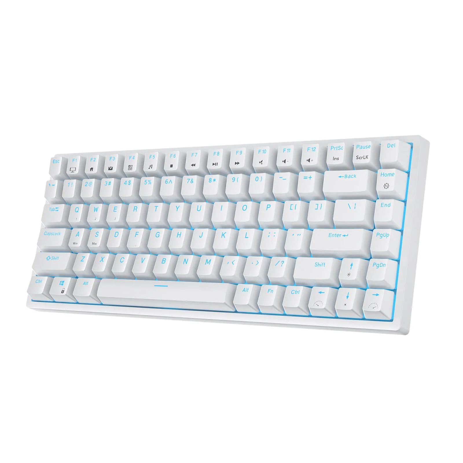 RK84 75% Wireless Mechanical Keyboard, Blue Backlit (Open-Box)