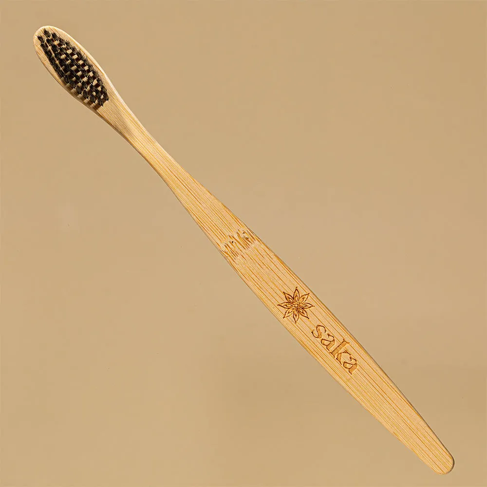 Saka - Bamboogie Toothbrush | Eco-Friendly Bamboo Toothbrush | 1 pc