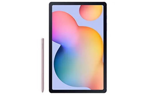 SAMSUNG Galaxy Tab S6 Lite 10.4" 64GB WiFi Android Tablet w/ S Pen Included, Slim Metal Design, Crystal Clear Display, Dual Speakers, Long Lasting Battery, SM-P610NZIAXAR, Chiffon Rose