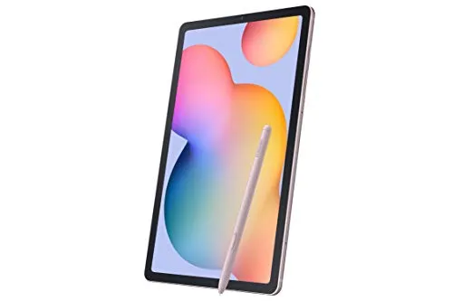 SAMSUNG Galaxy Tab S6 Lite 10.4" 64GB WiFi Android Tablet w/ S Pen Included, Slim Metal Design, Crystal Clear Display, Dual Speakers, Long Lasting Battery, SM-P610NZIAXAR, Chiffon Rose