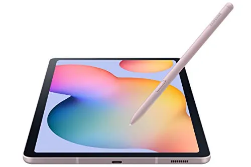 SAMSUNG Galaxy Tab S6 Lite 10.4" 64GB WiFi Android Tablet w/ S Pen Included, Slim Metal Design, Crystal Clear Display, Dual Speakers, Long Lasting Battery, SM-P610NZIAXAR, Chiffon Rose