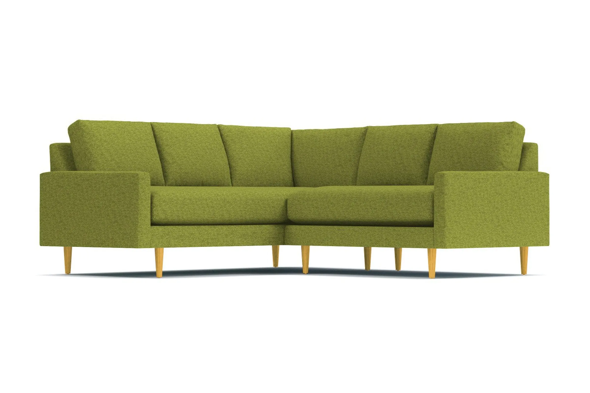 Scott 2pc L-Sectional w/ Loveseat :: Leg Finish: Natural