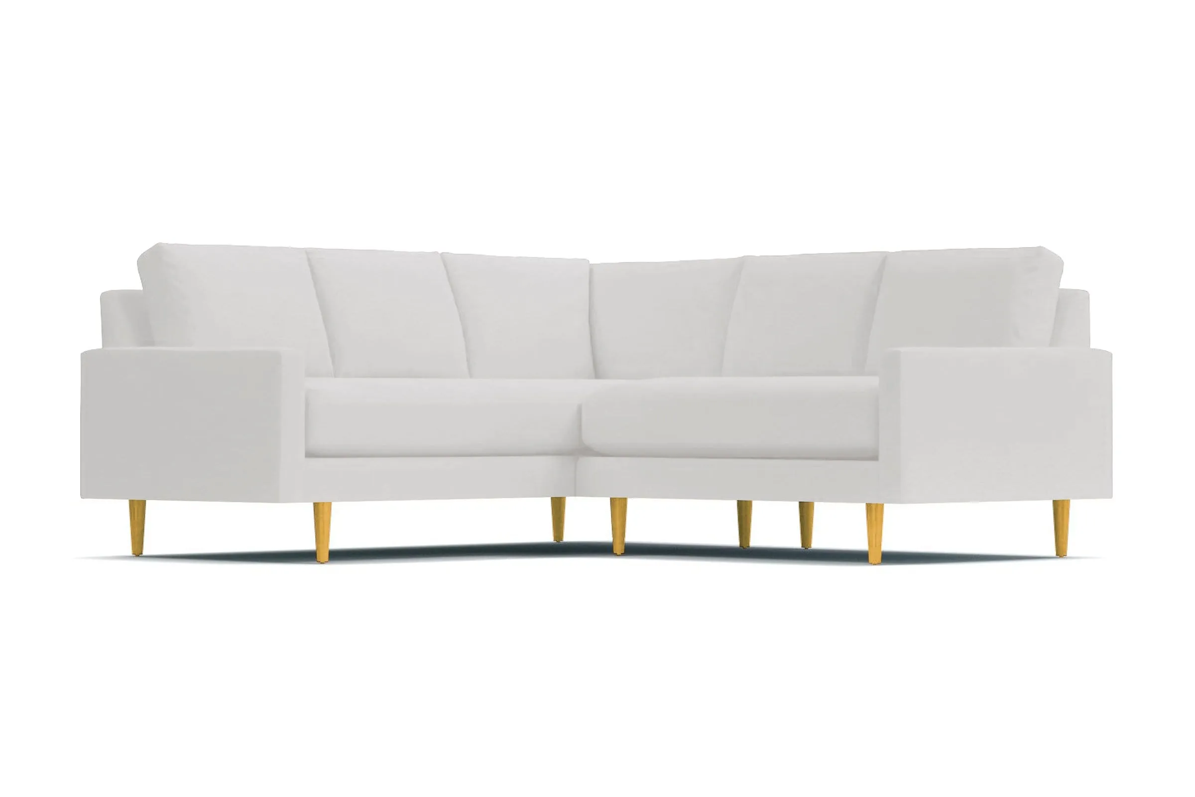 Scott 2pc L-Sectional w/ Loveseat :: Leg Finish: Natural