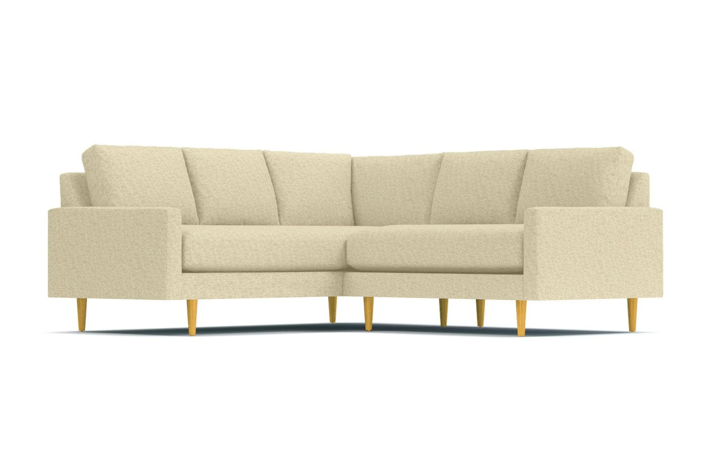 Scott 2pc L-Sectional w/ Loveseat :: Leg Finish: Natural