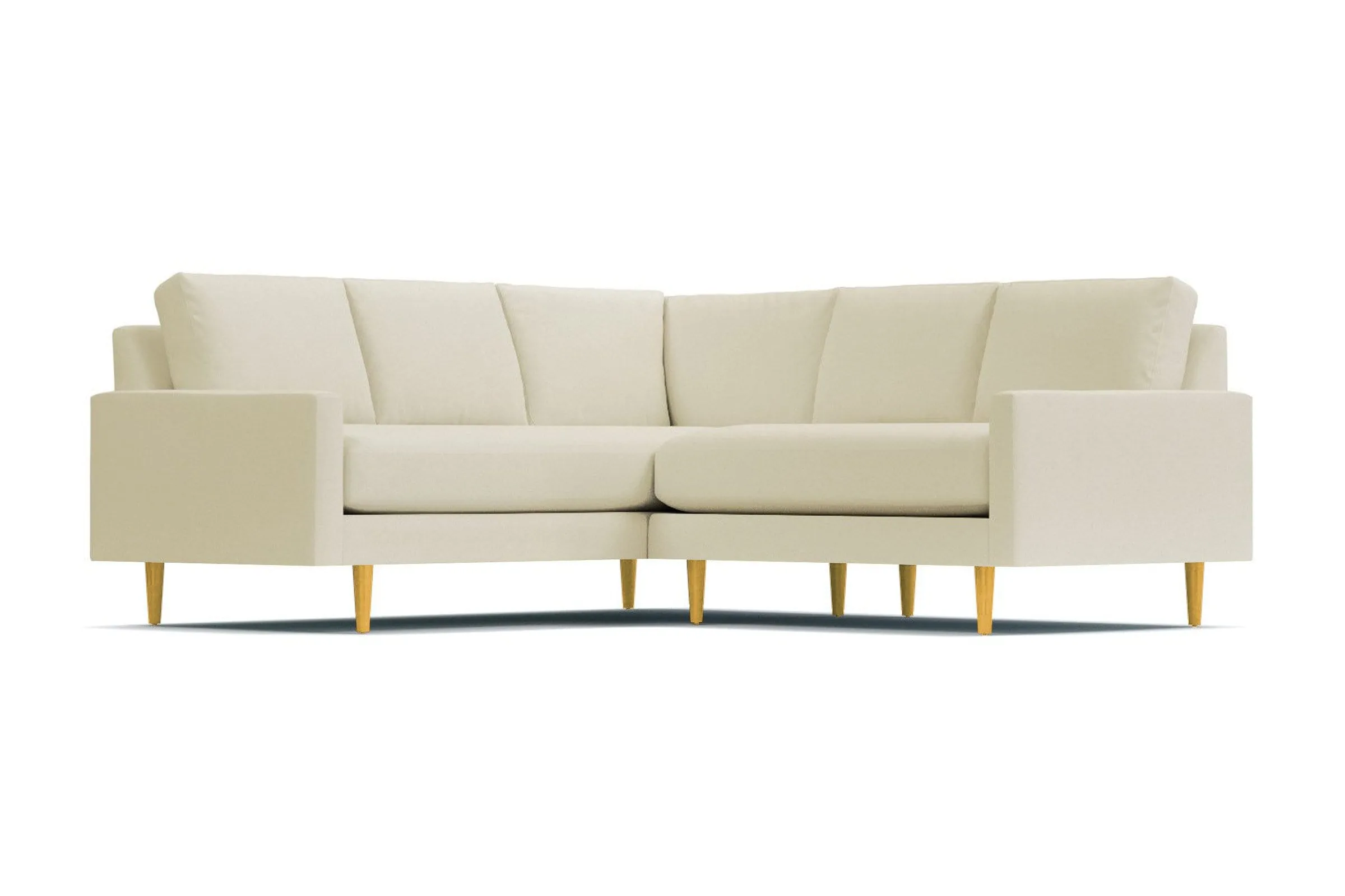 Scott 2pc L-Sectional w/ Loveseat :: Leg Finish: Natural