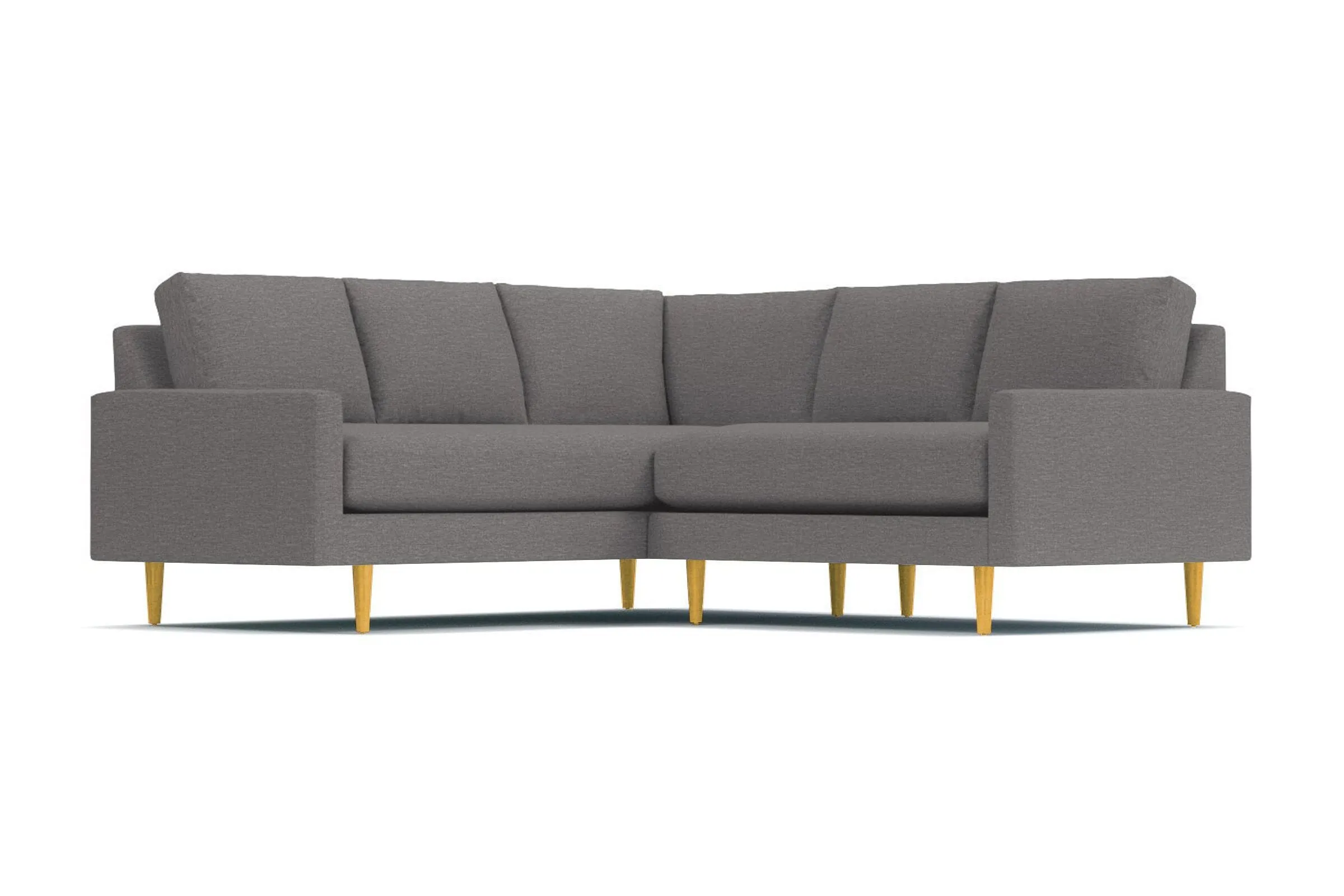 Scott 2pc L-Sectional w/ Loveseat :: Leg Finish: Natural