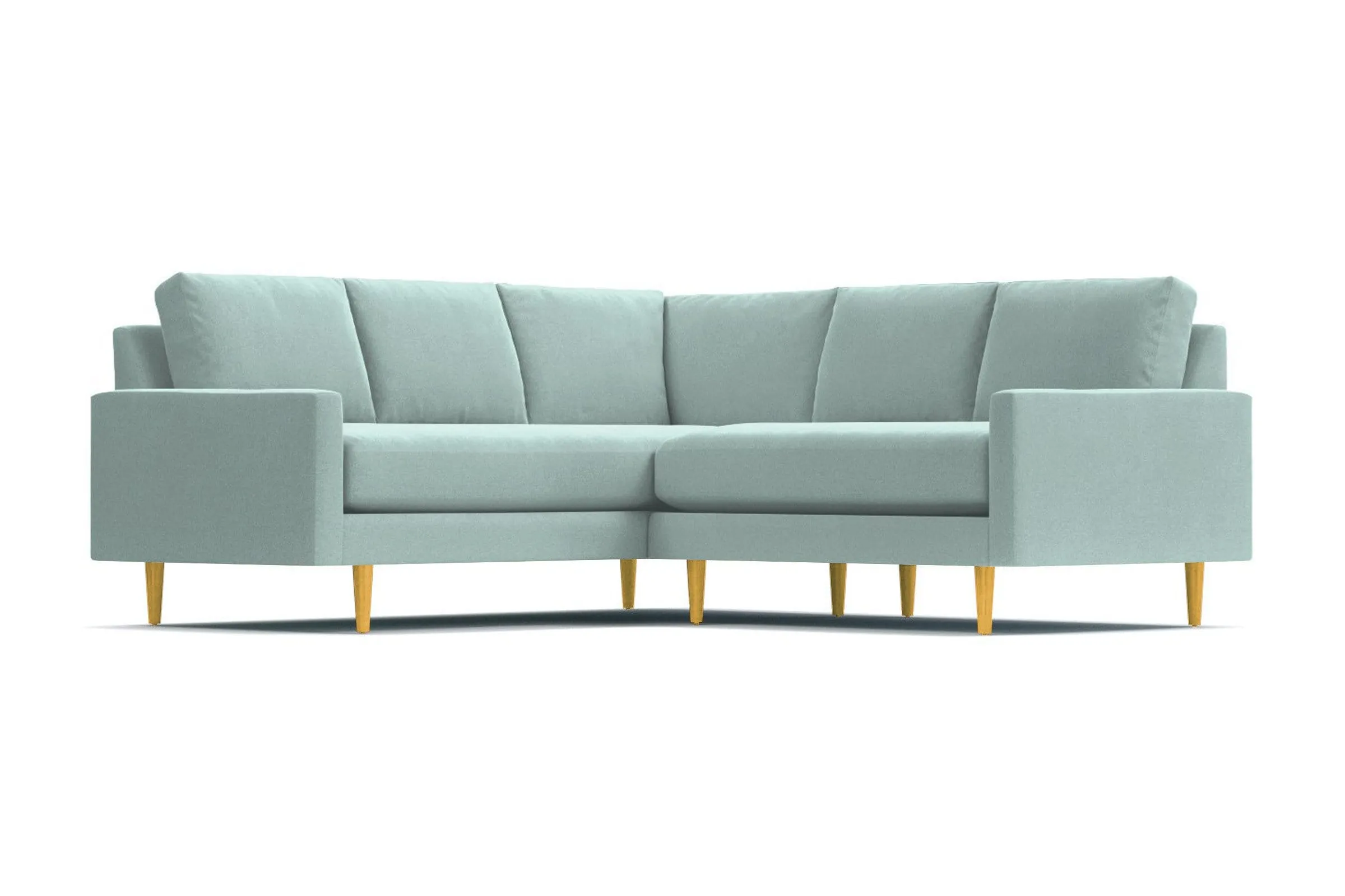 Scott 2pc L-Sectional w/ Loveseat :: Leg Finish: Natural