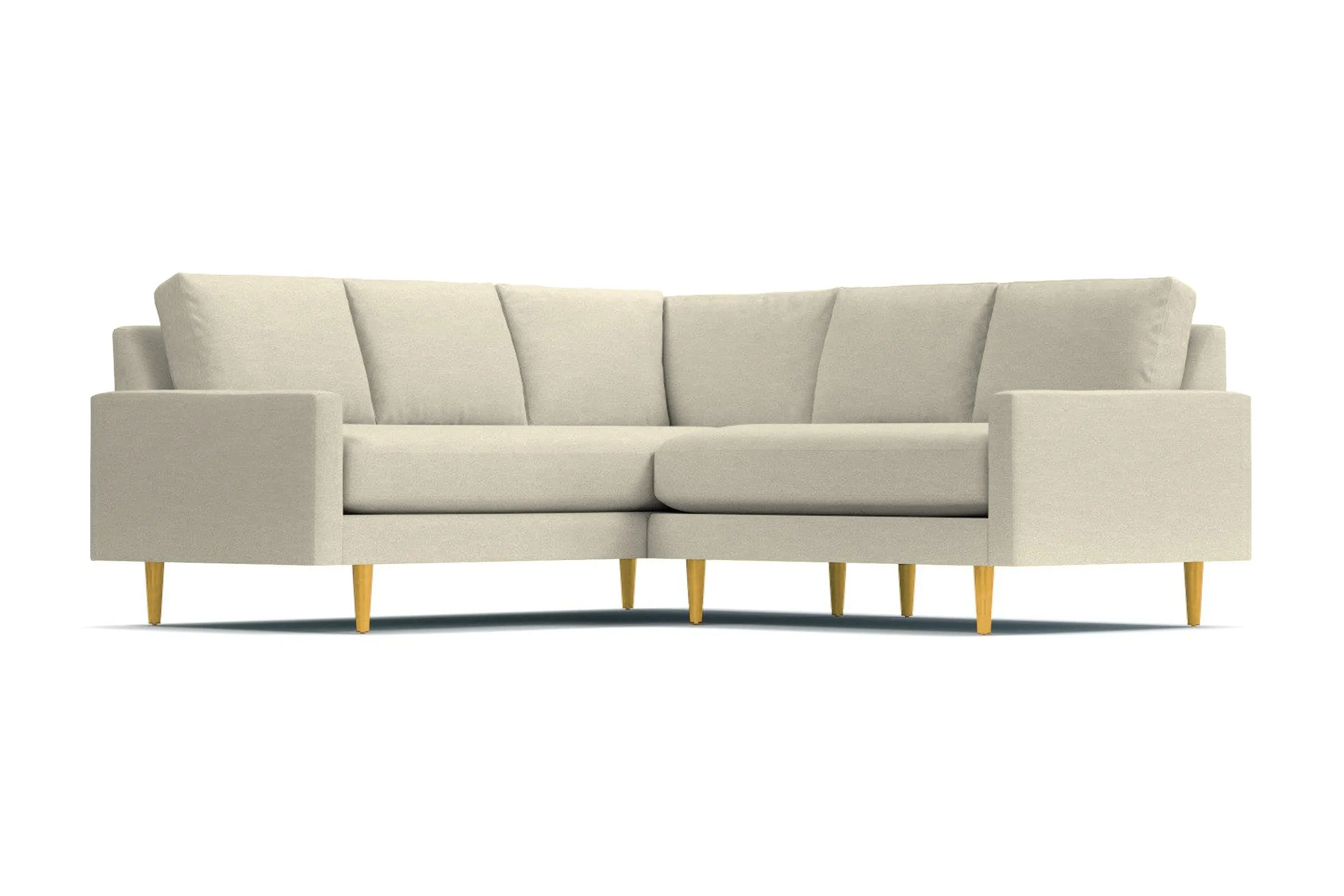 Scott 2pc L-Sectional w/ Loveseat :: Leg Finish: Natural