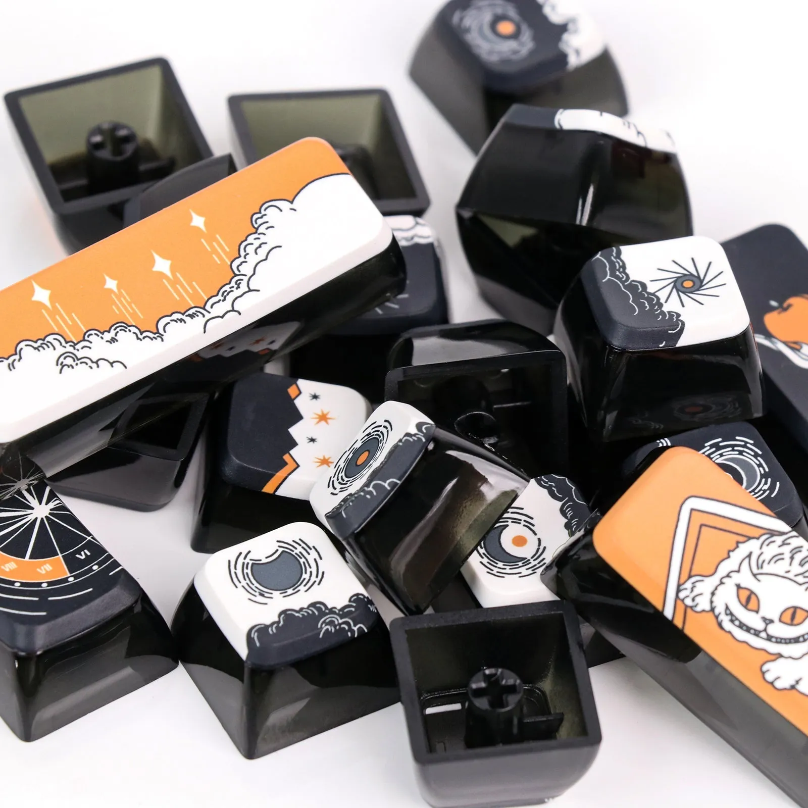 SKYLOONG Dark Fairy Pudding Keycaps Set