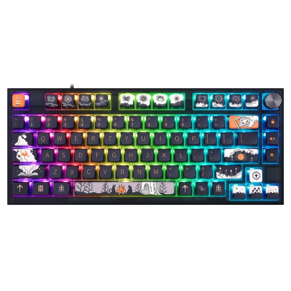 SKYLOONG Dark Fairy Pudding Keycaps Set