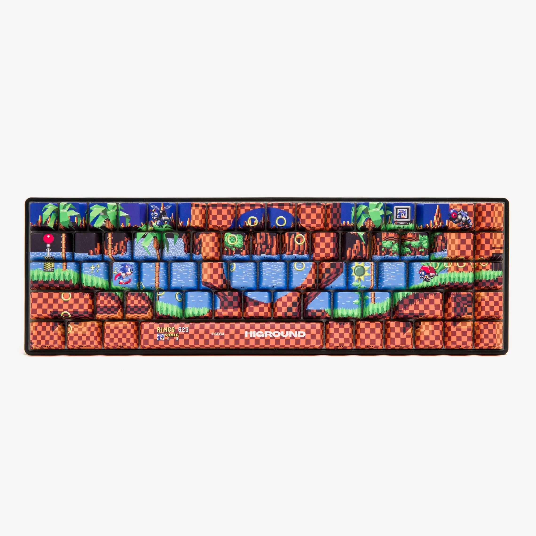 Sonic x Higround Green Hill Zone 68 Keycap set - 65% Size