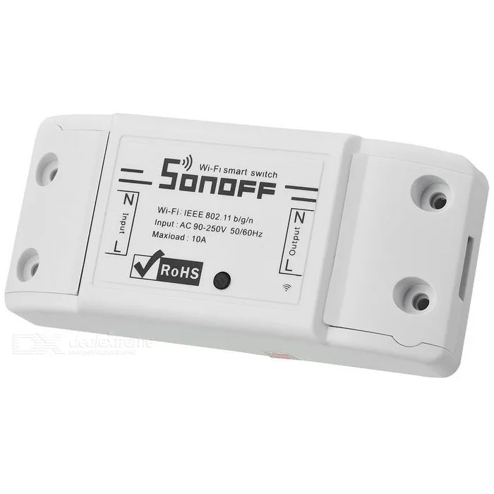 Sonoff Smart Wifi Switch DIY Remote Wireless Smart Switch Domotica Wifi Light Switch - White MQTT COAP Smart Home Works with