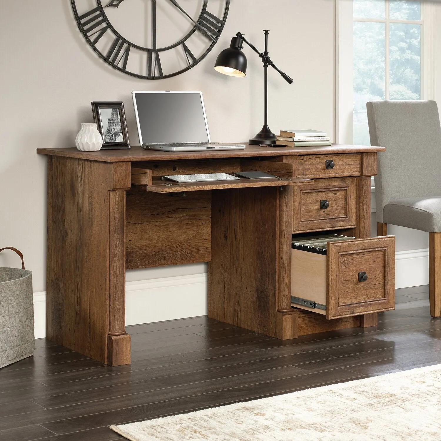 Souris Desk - Vintage Oak