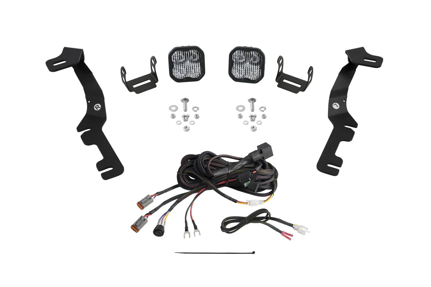 Stage Series Ditch Light Kit for 2019-Present Ram, SS3 Pro White Combo Diode Dynamics