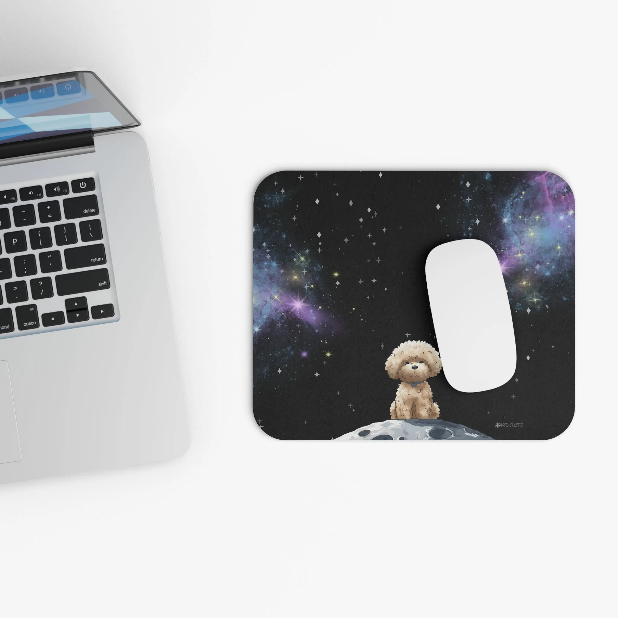 Starry Fluff's - Pookie Galaxy Mouse Pad