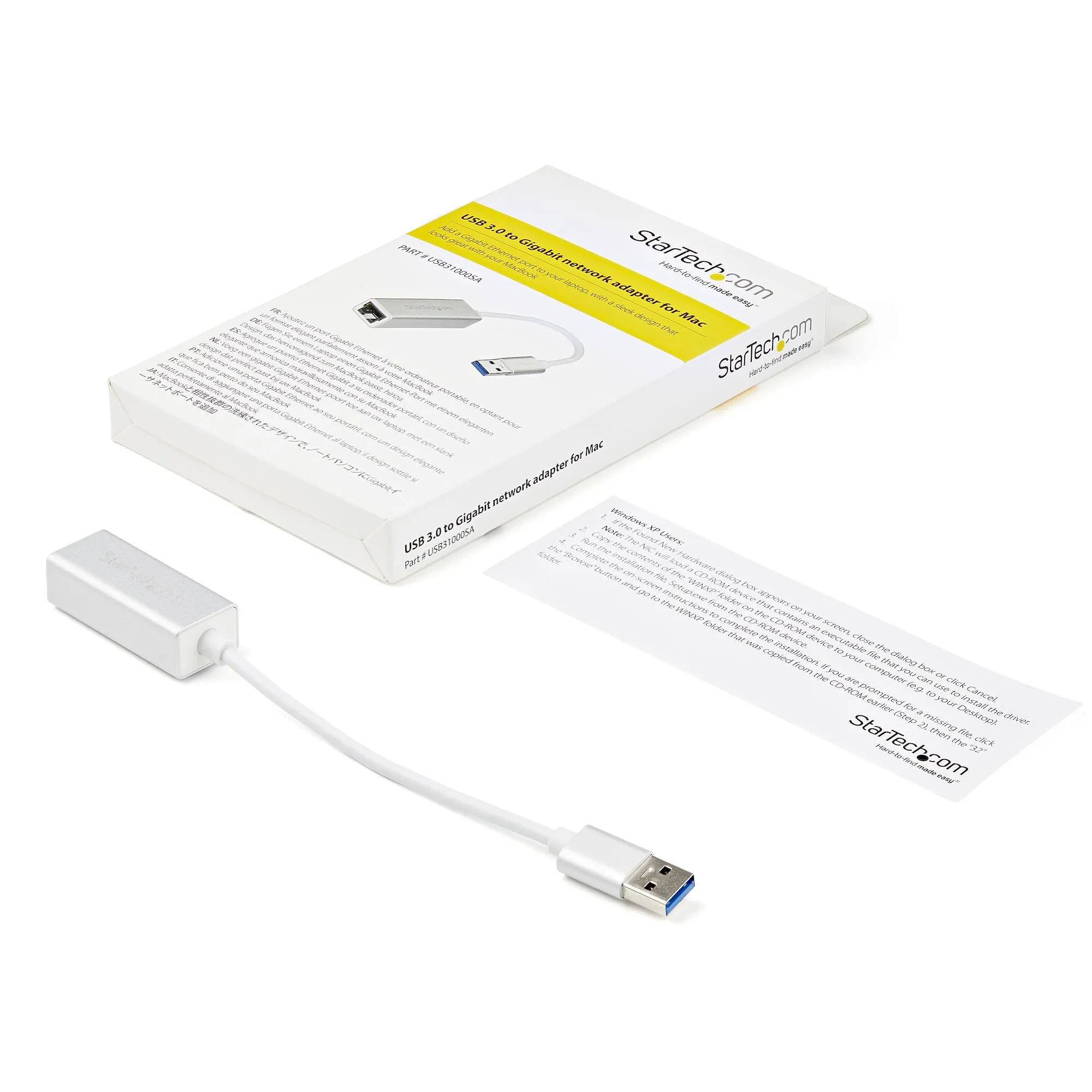 Startech.Com Network Adapter Usb31000sa - Usb 3.0 To Gigabit