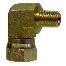 Steel Male Pipe Elbow Swivel Hydraulic Adapter