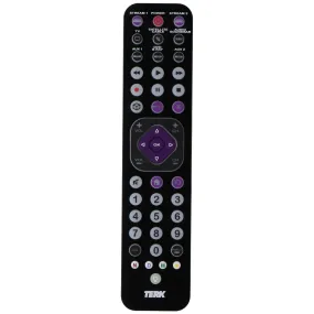 TERK - Rechargeable 8-Device Backlit Universal Remote - Black (TKTC8GB)