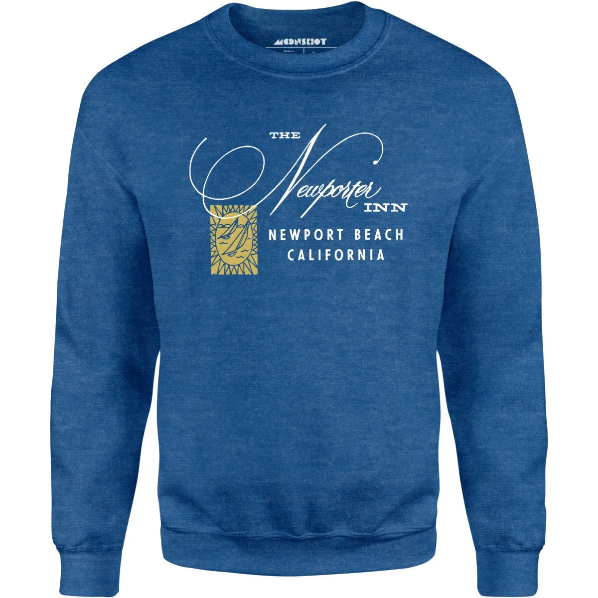 The Newporter Inn - Newport Beach, CA - Vintage Hotel - Unisex Sweatshirt