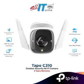 TP-Link Tapo C310 New Outdoor Security Wi-Fi Camera