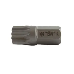 Triple Square Bit (12 Point) M12, 1/4 Inch Drive, 30mm Length