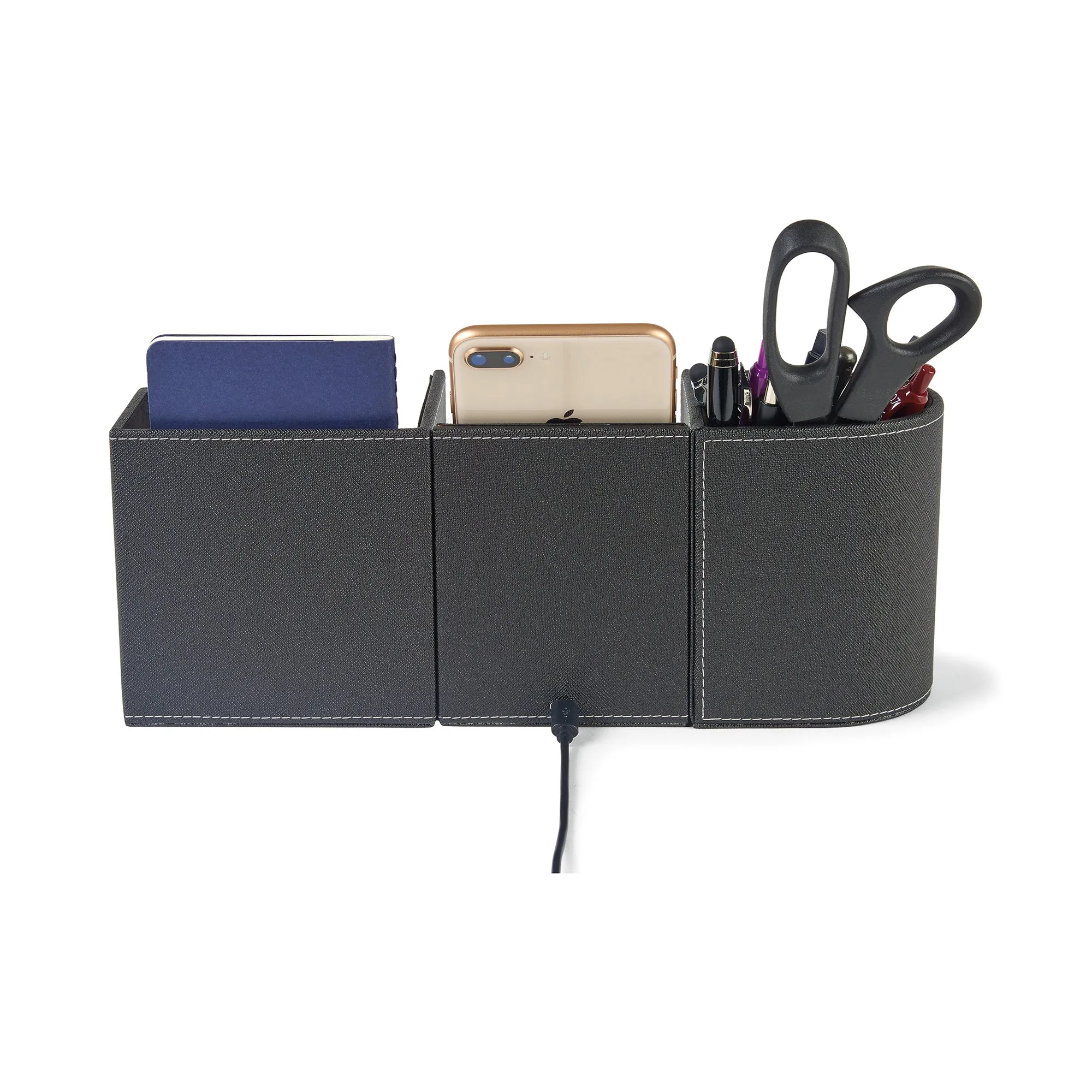 Truman Wireless Charging Desk Organizer